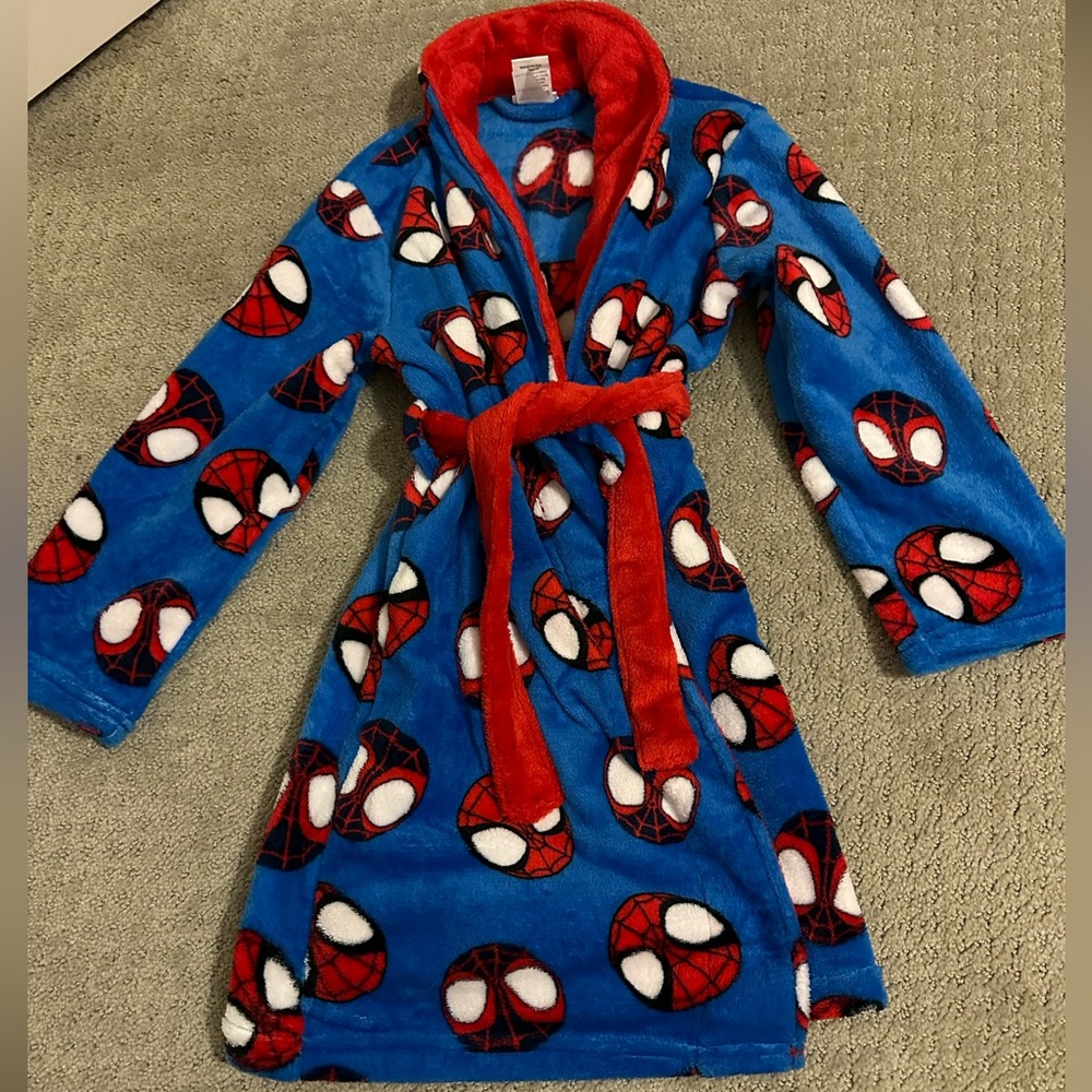 Toddler Spider-Man Robe